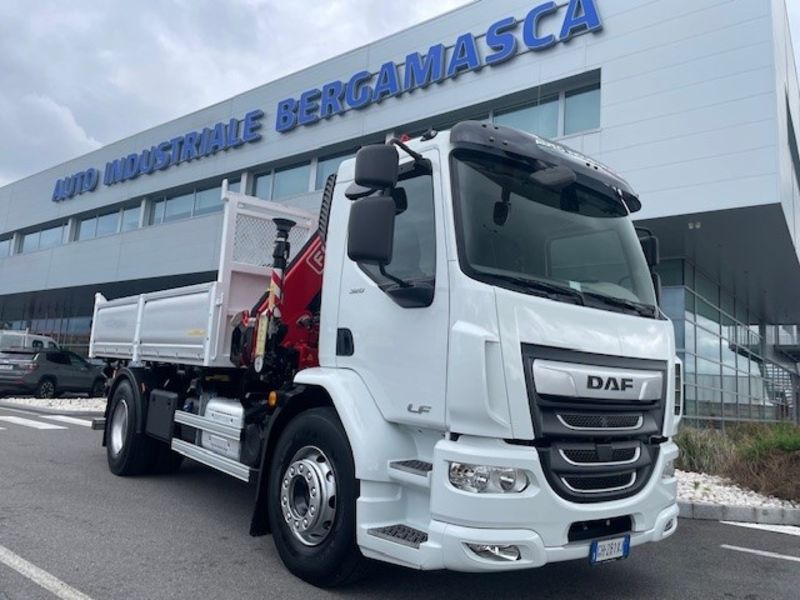 DAF DAF LF320.18 gru fassi f115/4 rotatore+pinza+ribaltabile - AUTO INDUSTRIALE BERGAMASCA